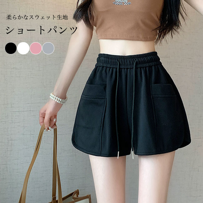 カジュアル黒ショートパンツ cabjb12992.jpg