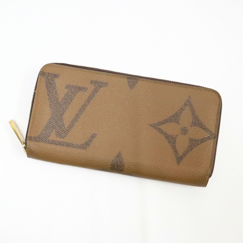 【中古】LOUIS VUITTON ルイヴィトン ジッピーウォレット 長紙入れ モノグラムジャイアントリバース M69353 LU0241