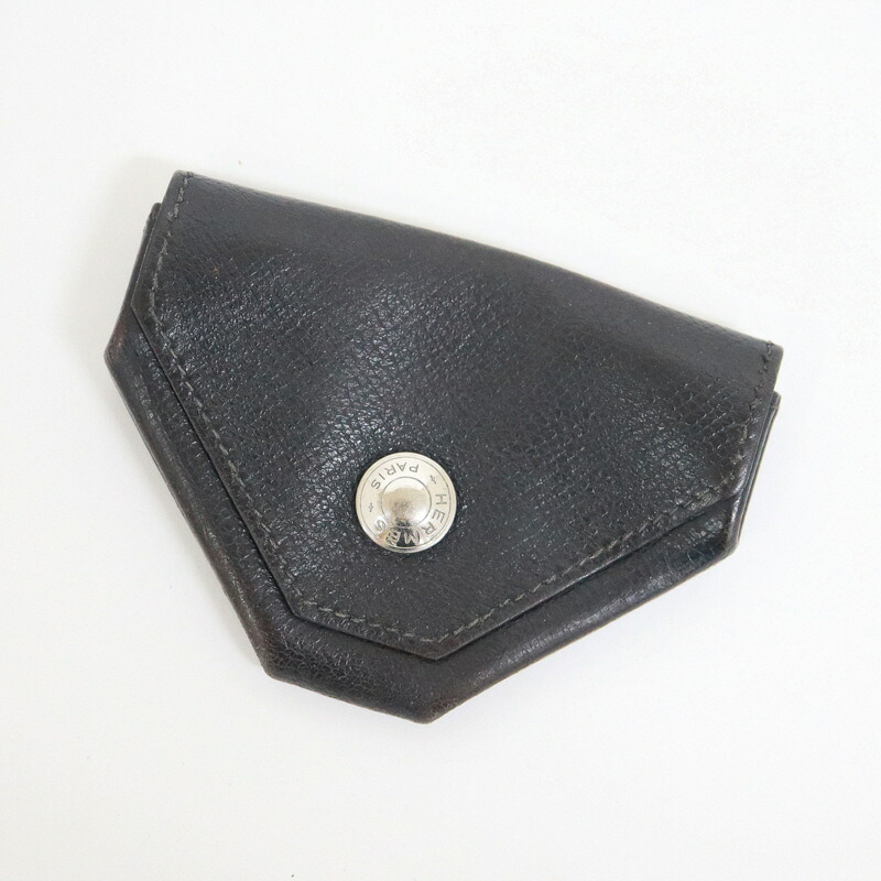 【中古】HERMES エルメス ルヴァンキャトル ブラック×シルバー金具 クシュベル □C刻 1999年