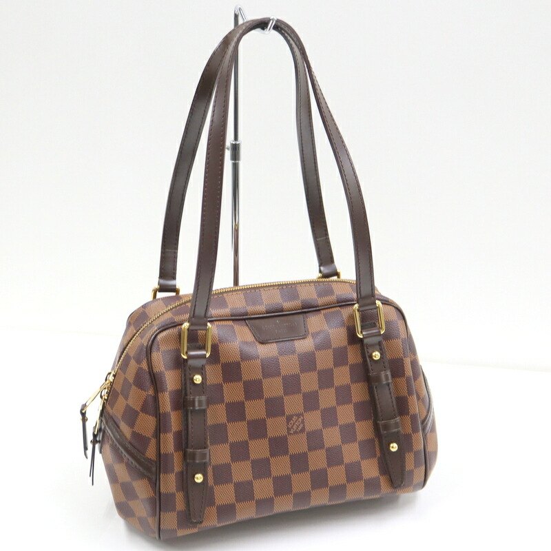 【中古】LOUIS VUITTON ルイヴィトン リヴィントンPM ショルダーバッグ ダミエ エベヌ N41157 DU3170