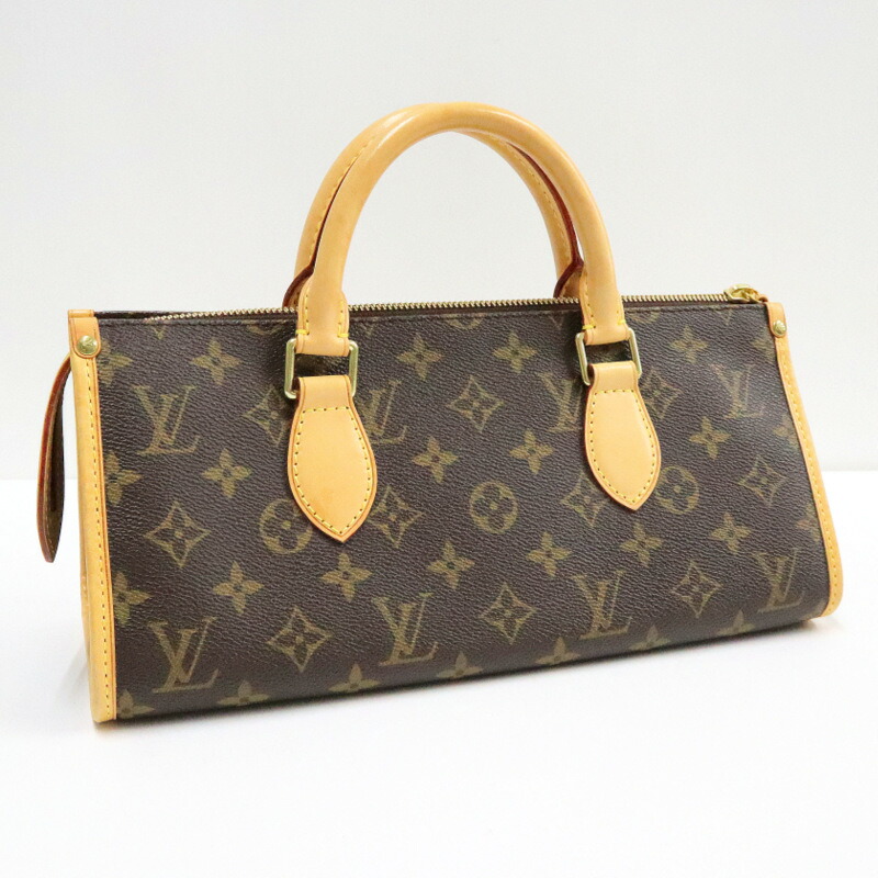 【中古】LOUIS VUITTON ルイヴィトン ポパンクール ハンドバッグ モノグラム ブラウン M40009 SD0056