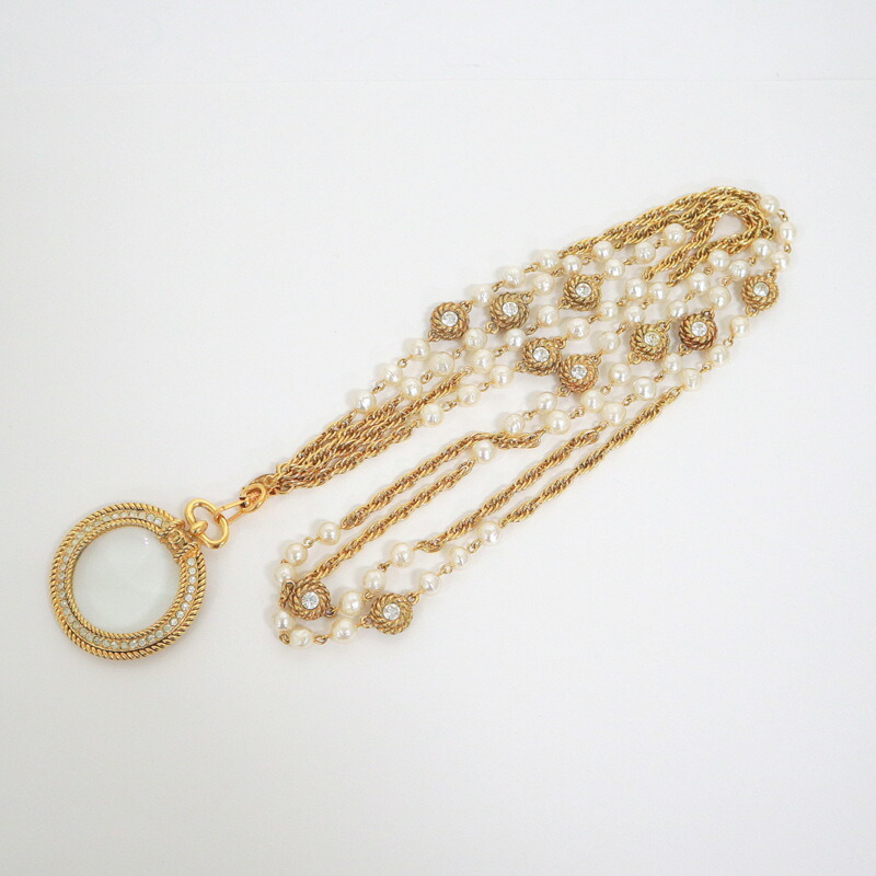 楽天市場】シャネル ネックレス ヴィンテージ ルーペネックレス 楽天市場】シャネル ネックレス ヴィンテージ ルーペネックレス