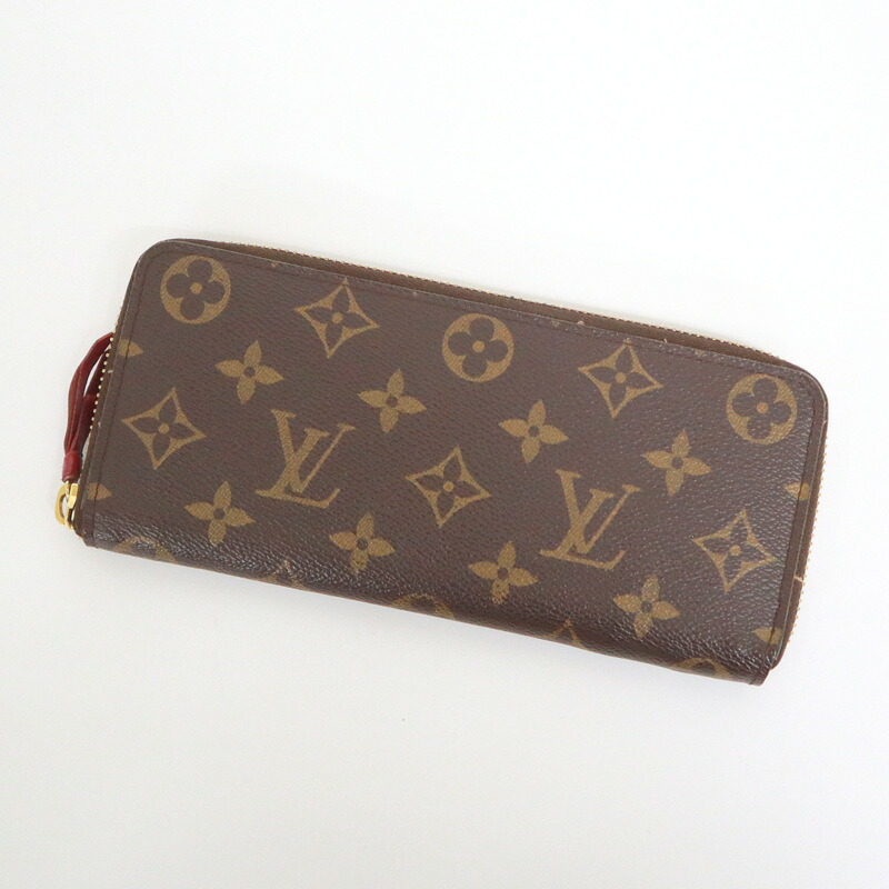 【中古】LOUIS VUITTON ルイヴィトン ポルトフォイユ・クレマンス ラウンドファスナー長財布 フューシャ M62647 SP4164｜JJcollection
