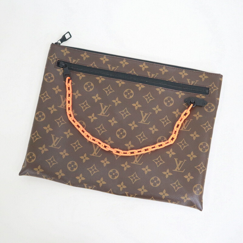 【中古】LOUIS VUITTON ルイヴィトン ソーラレイポシェットＡ４ モノグラム M44484 TN0139
