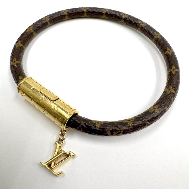 【中古】LOUIS VUITTON ルイヴィトン ブレスレット･LV プッシュ モノグラム M1035E BC4213
