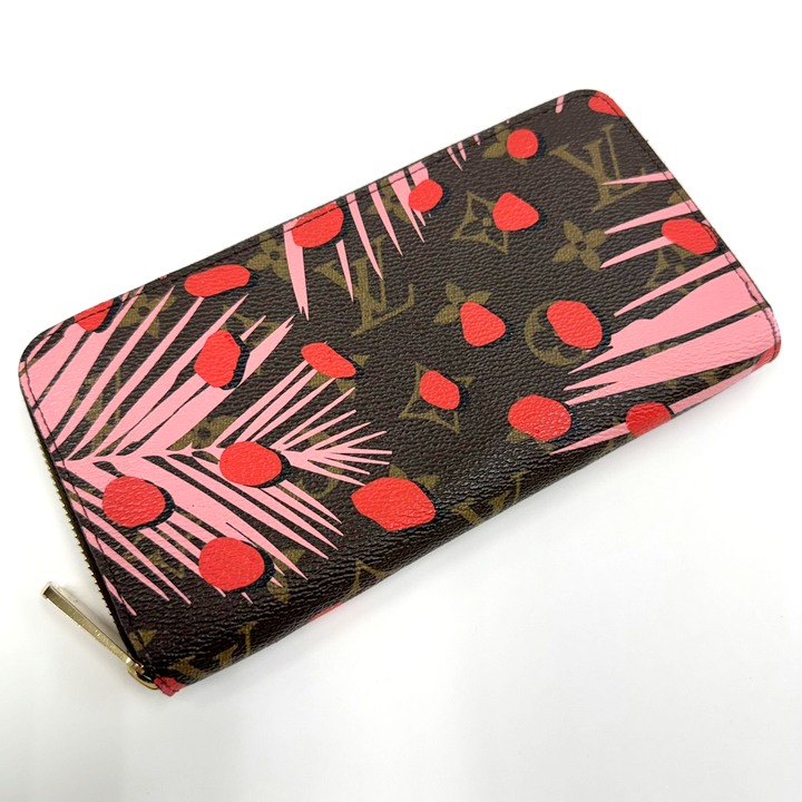 【中古】LOUIS VUITTON ルイヴィトン ジッピーウォレット 長財布 モノグラム ジャングルドット M41908 GI1126