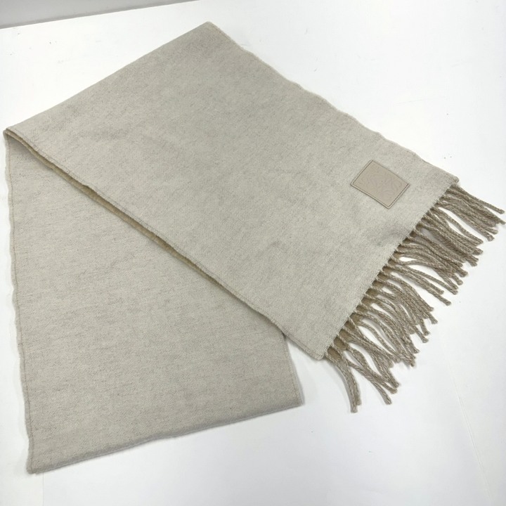 楽天市場】【中古】ロエベ LOEWE アナグラム マフラー リバーシブル