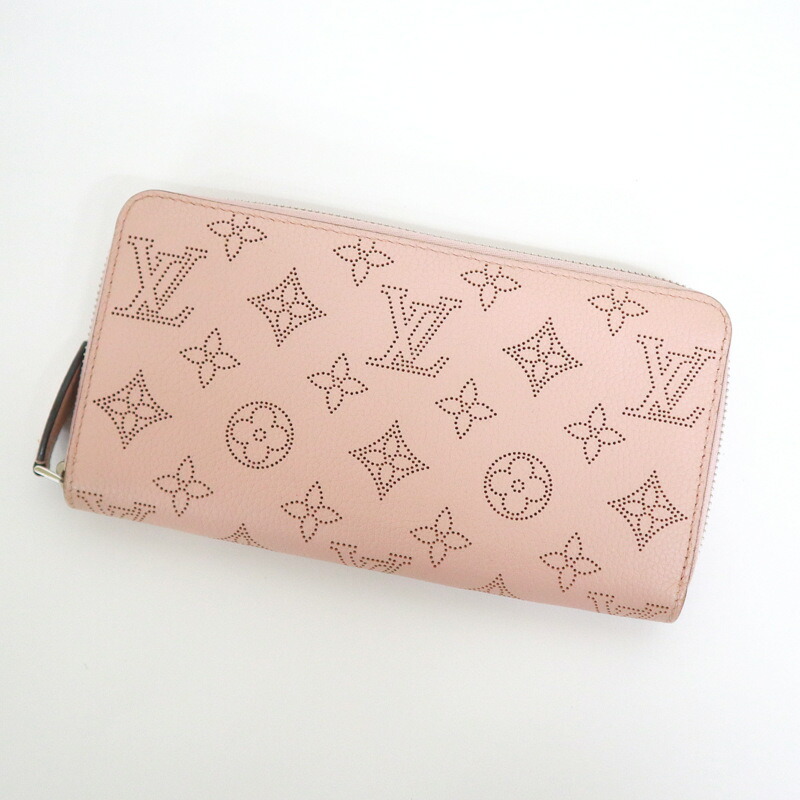 【中古】LOUIS VUITTON ルイヴィトン ジッピーウォレット ラウンドジッパー長紙入れ マヒナ M61868 TN0149