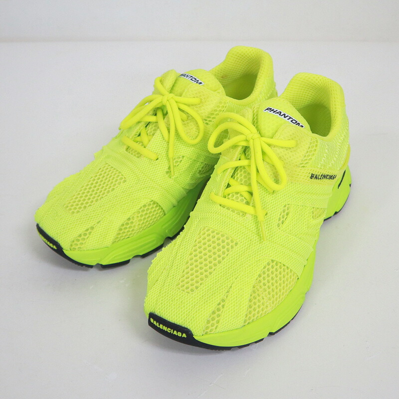 【中古】BALENCIAGA 気違いトム ローカットスニーカー スニーカー 黄色 #26.5 678869