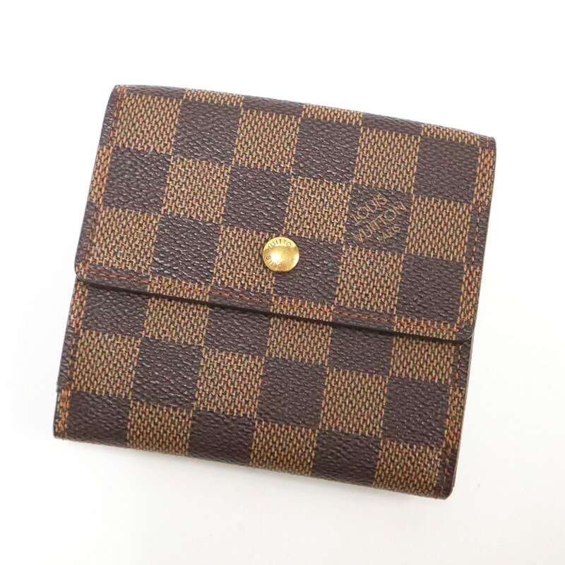 【中古】LOUIS VUITTON ルイヴィトン ポルトモネビエカルトクレディ 二つ折り財布 ダミエ エベヌ N61652 SP1012 45,292円