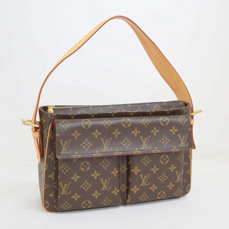 【中古】LOUIS VUITTON ルイヴィトン セミショルダーバッグ ヴィバシテGM モノグラム M51163