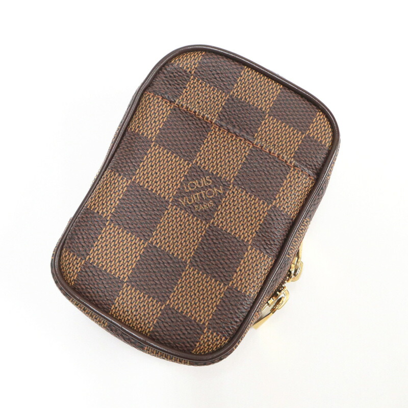 【中古】LOUISVUITTON ルイヴィトン エテュイオカピPM マルチ・合切袋 ダミエ エベヌ N61738 AR2057