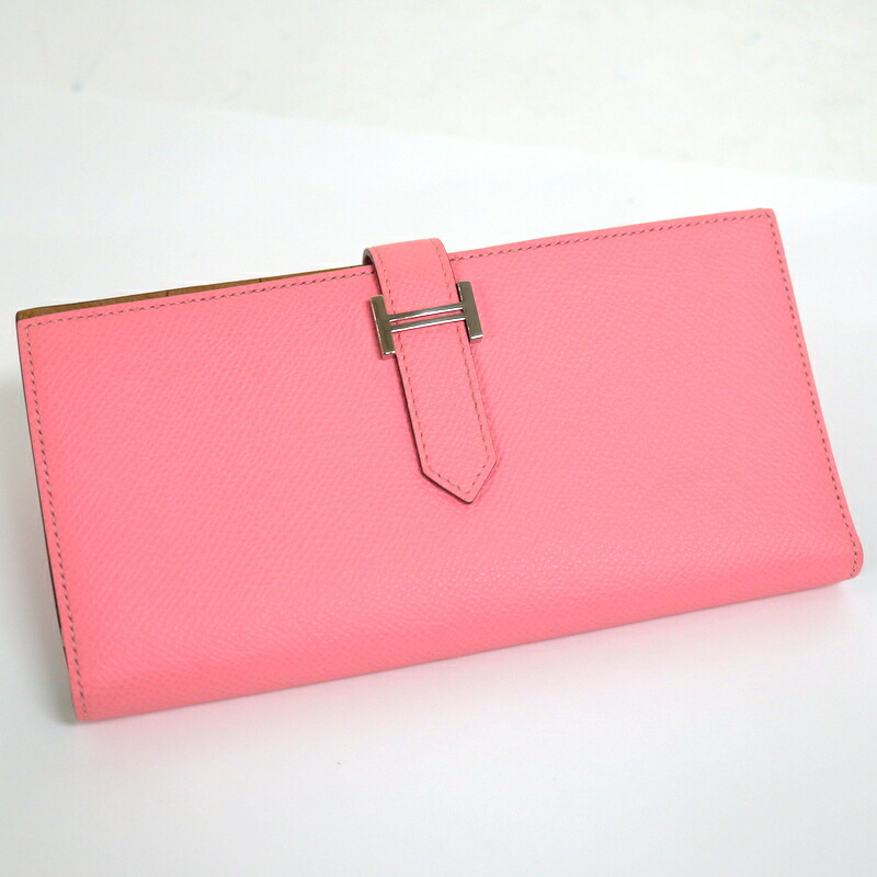 【中古】HERMES エルメス ベアンスフレヴェルソ ローズコンフェッティ×ゴールド×S金具 エプソン Z刻印(2021年)|JJcollection