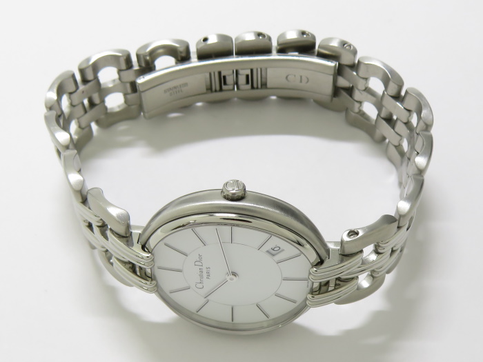 Christian Dior バギラ レディース ホワイト文字盤 SS 腕時計 クオーツ