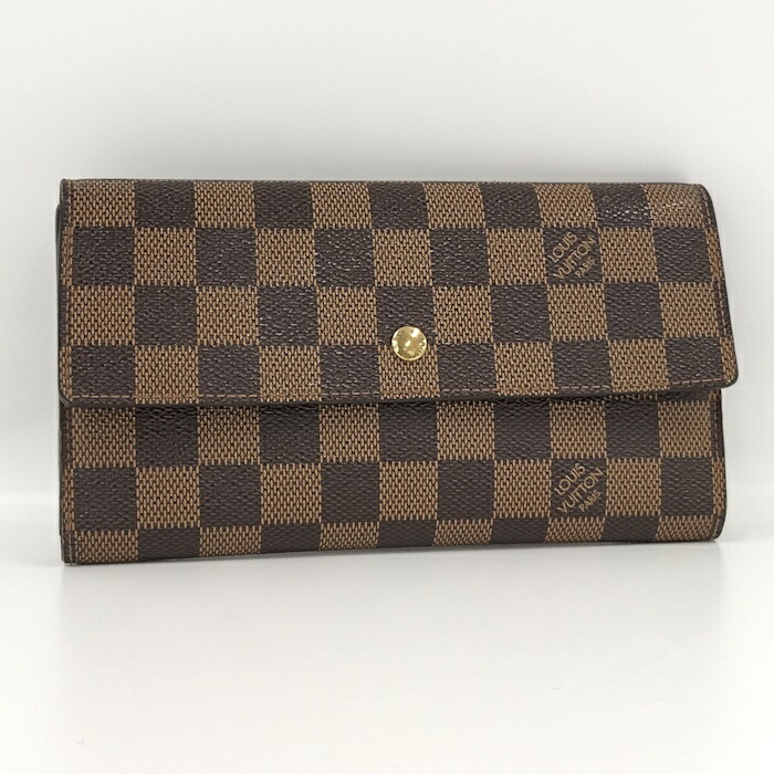 楽天市場】【中古】LOUIS VUITTON ジッピーウォレット ラウンドファスナー長財布 ダミエ エベヌ N41661 : JJcollection