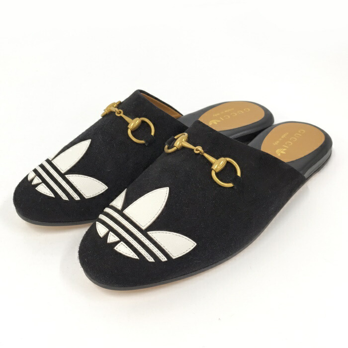 【楽天市場】【中古】GUCCI adidas コラボ サンダル ロゴ ホースビット 表記36 702211：JJcollection