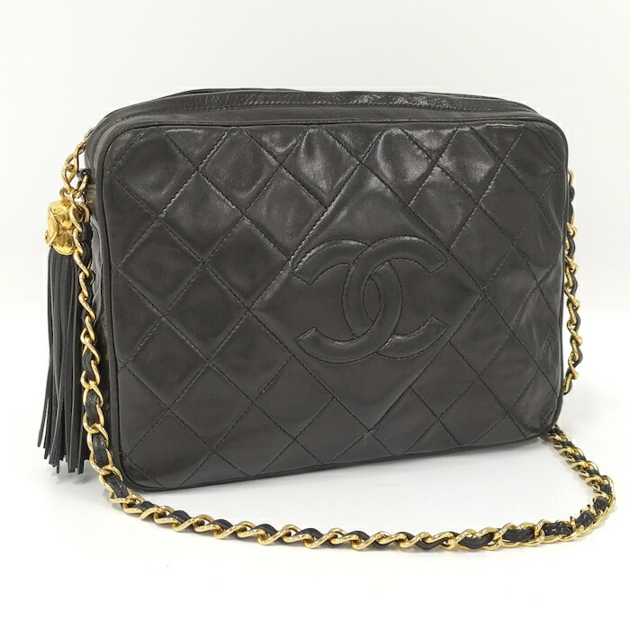 CHANEL シャネルヴィンテージ マトラッセ ココマーク フリンジ Amazon | [CHANEL] (シャネル) マトラッセ フリンジ CC ココ