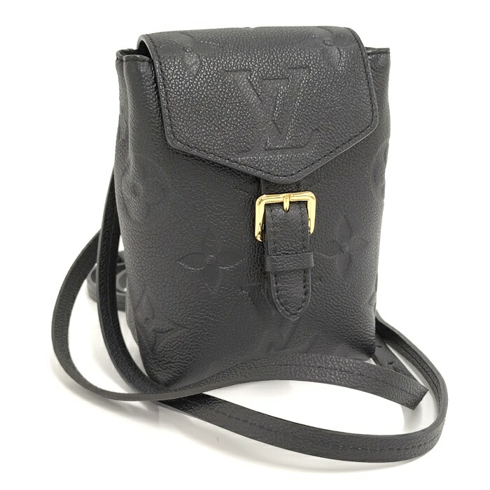 【中古】LOUIS VUITTON タイニー バックパック アンプラント ノワール M80596