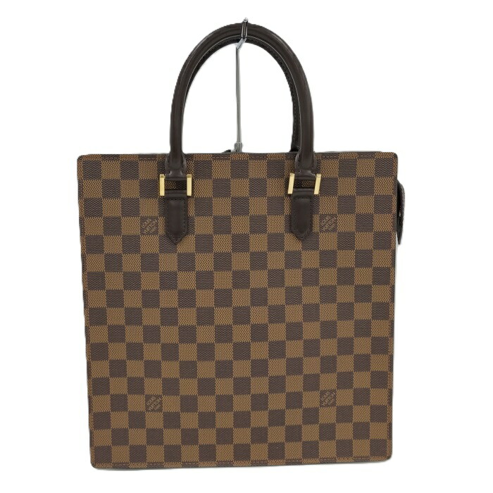 【中古】LOUIS VUITTON ヴェニスPM トートバッグ ダミエ エベヌ N51145