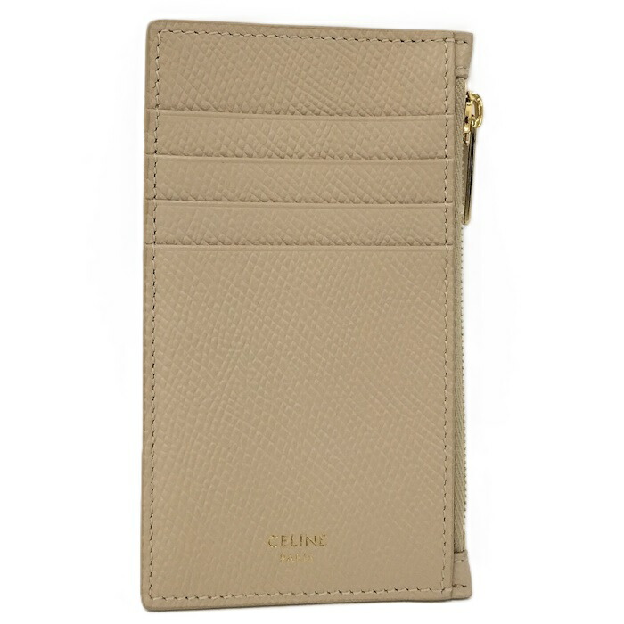 CELINE トリオンフキャンバス ジップ付きカードホルダー CELINE】トリオンフキャンバス ジップ付きカードホルダー