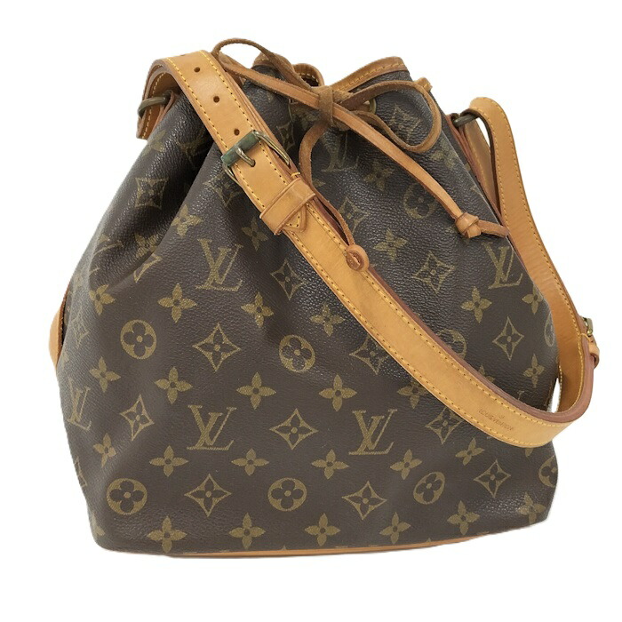 美品 ルイヴィトン モノグラム プチノエ 巾着 ショルダーバッグ 鑑定済 楽天市場】LOUIS VUITTON ルイ ヴィトン モノグラム プチノエ