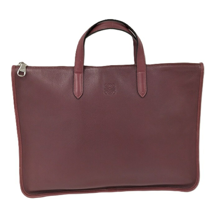 【美品】LOEWE(ロエベ)ハンドバッグ パテントレザー ヴィンテージ 赤 レア LOEWE ロエベ ロゴ型押し 丸型 ワインレッド レッド ショルダー