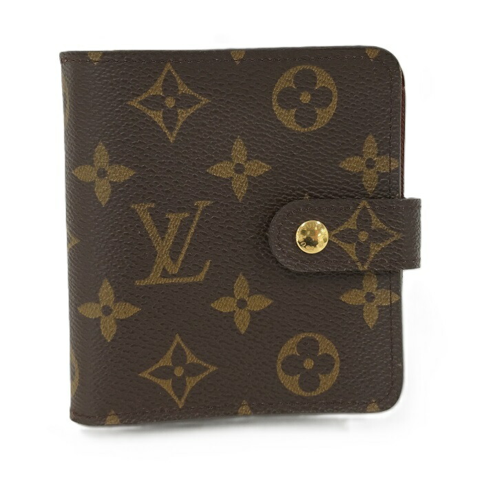 Louis Vuitton 2つ折り財布 ブラウン モノグラム ルイ ヴィトン Louis Vuitton 二つ折り財布 ポルトフォイユルー