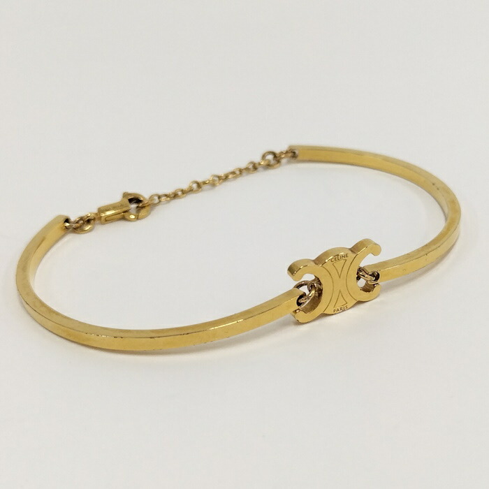 楽天市場】CELINE （セリーヌ） トリオンフ ブレスレット ゴールド 5