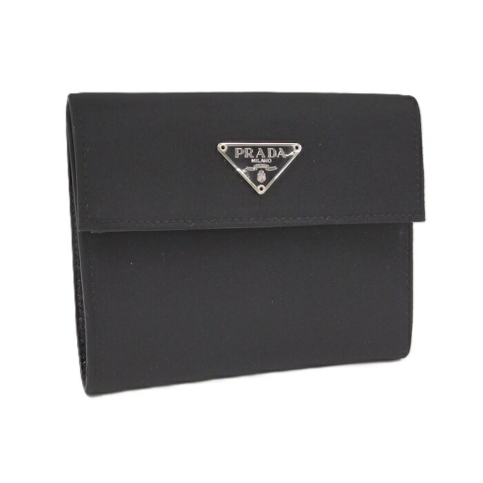 楽天市場】【中古】【財布】PRADA プラダ ナイロン 3つ折財布
