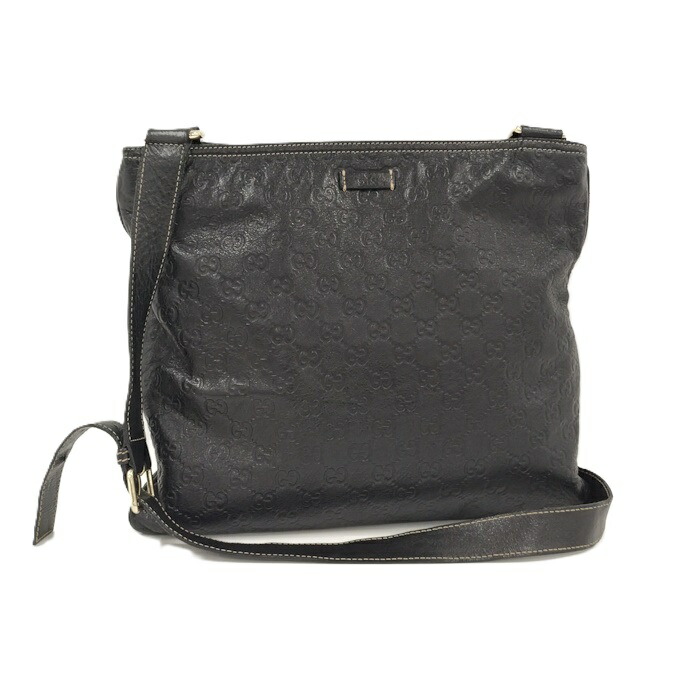 【GUCCI】ショルダーバッグ　グッチシマ　レザー　ブラウン　A4 GUCCI グッチ ショルダーバッグ トートバッグ グッチシマ レザー