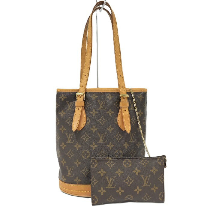 楽天市場】【中古】 ルイヴィトン LOUIS VUITTON バケットGM付属