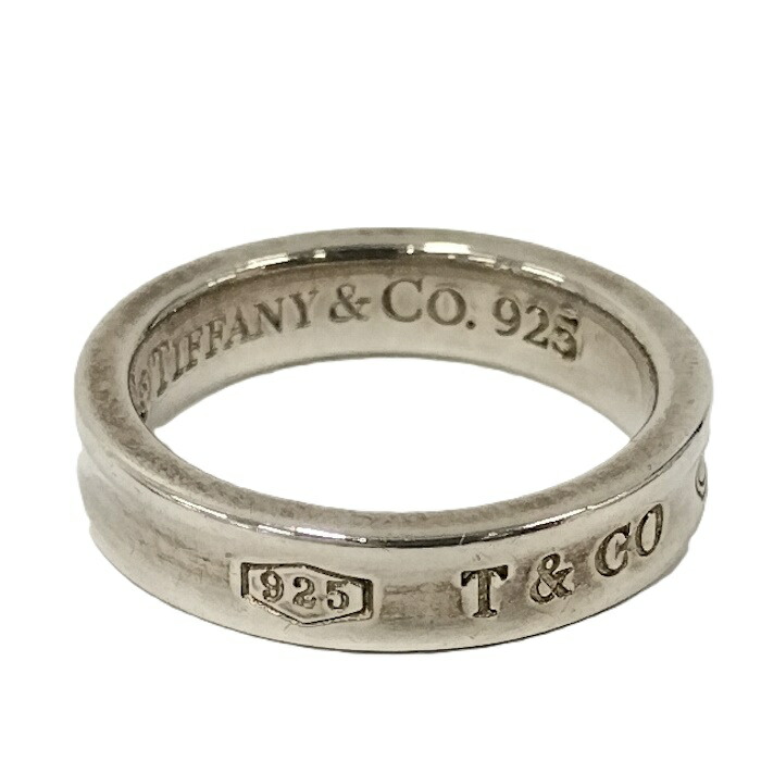 Tiffany&Co. ナローリング SILVER925 美品】 TIFFANY&Co ティファニー ナローリング シルバーリング 8