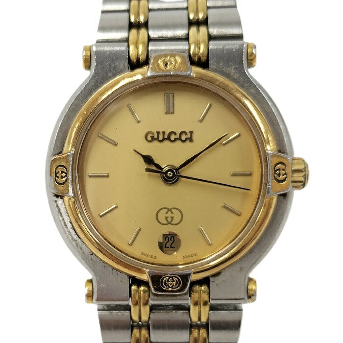楽天市場】【中古】GUCCI Gフレーム レディース 腕時計 3P