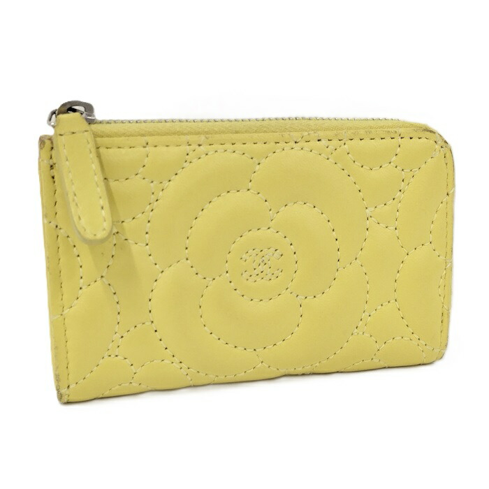 ラッキカラーが可愛い♪【CHANEL】コインケース 楽天市場】【中古】CHANEL (シャネル) ラッキーフラワー コインケース 財布