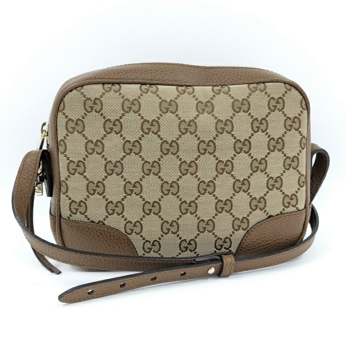 楽天市場】【中古】GUCCI ワンショルダーバッグ GGキャンバス レザー