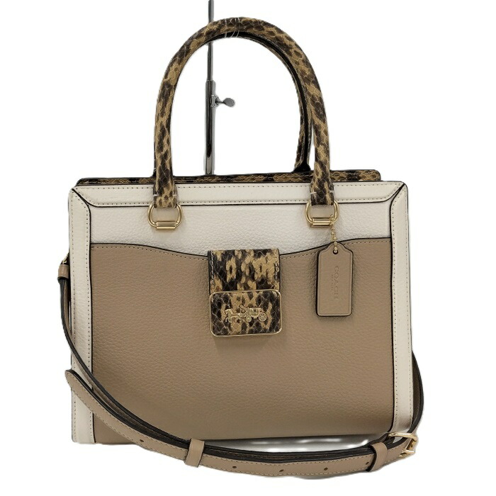 楽天市場】【中古】COACH （コーチ） Mint&Serfｺﾗﾎﾞ ﾛｰｸﾞ39 ﾄｰﾄﾊﾞｯｸﾞ