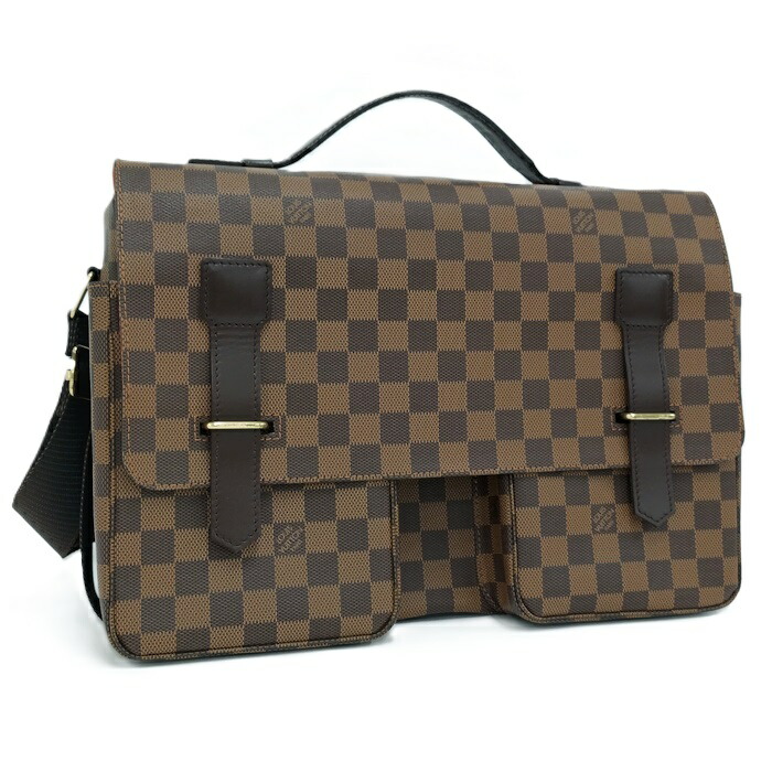 【中古】LOUIS VUITTON ブロードウェイ ショルダーバッグ ダミエ エベヌ N42270|JJcollection