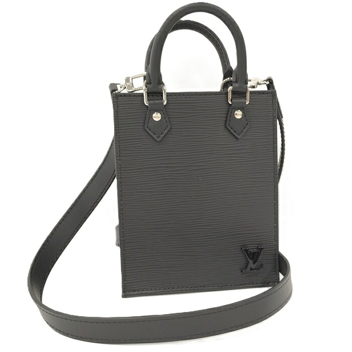 【中古】LOUIS VUITTON プティット サックプラ 2WAY ショルダーバッグ エピ 黒いこと M69441