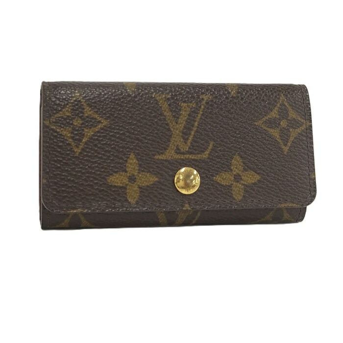 【中古】LOUIS VUITTON 4連キーケース ミュルティクレ4 モノグラム M69517