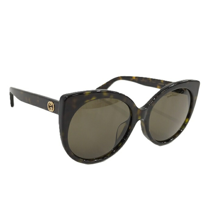 【中古】GUCCI サングラス ブラウン GG0325SA 002