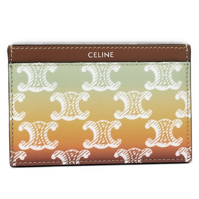 【中古】CELINE カードケース トリオンフ 10B702GE214ML