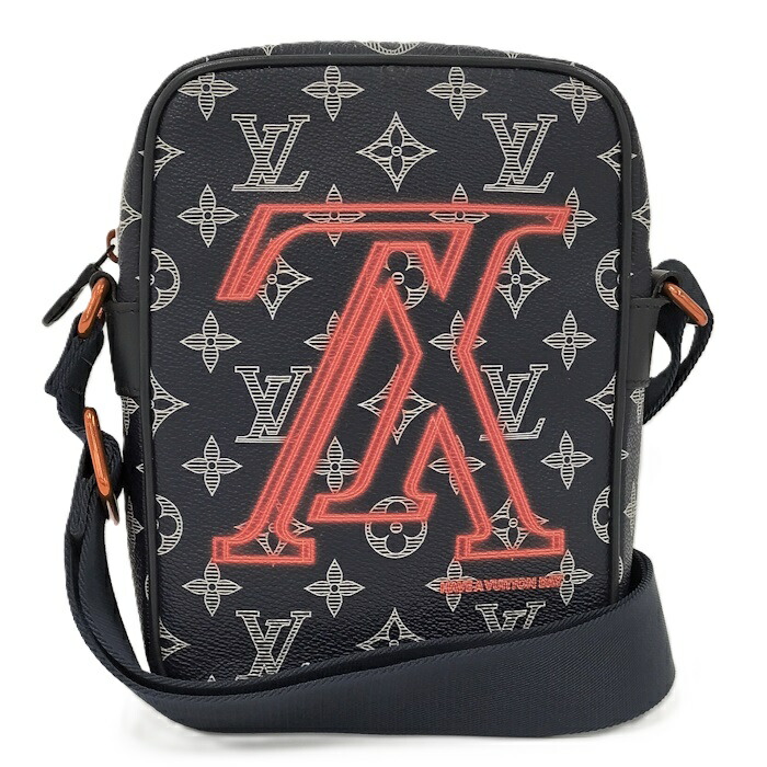 【中古】LOUIS VUITTON ダヌーブPM ショルダーバッグ レザー モノグラム インク アップサイドダウン ネイビー系 M43678 108,490円