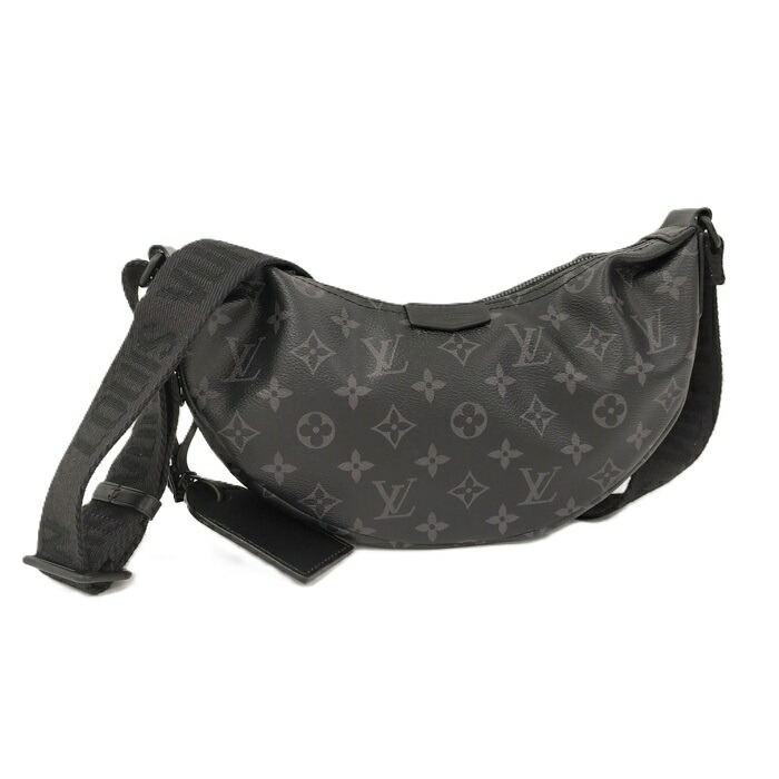 【中古】LOUIS VUITTON ハンモックバッグPM ボディーバッグ モノグラムエクリプス M47158