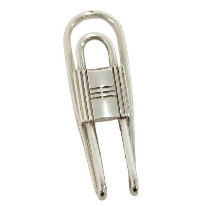 楽天市場】【中古】CHANEL マネークリップ ロゴ 99C シルバー