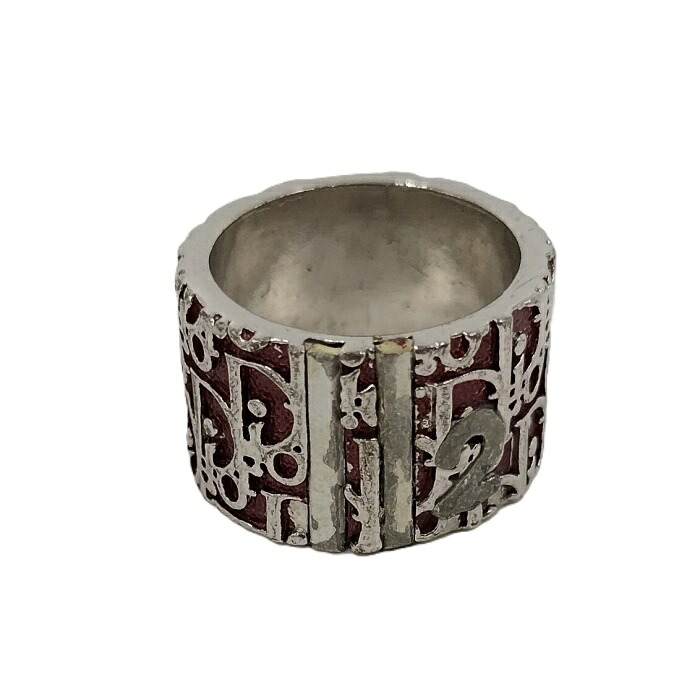 【中古】Christian Dior リング トロッター メッキ シルバー 表記サイズ9