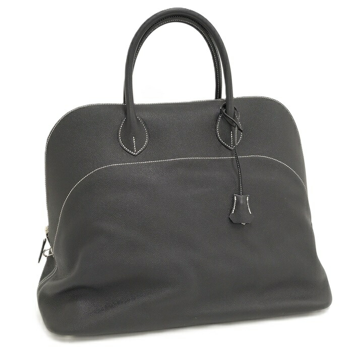 楽天市場】エルメス ボリードリラックス45 黒 SV金具 □R刻印 メンズ