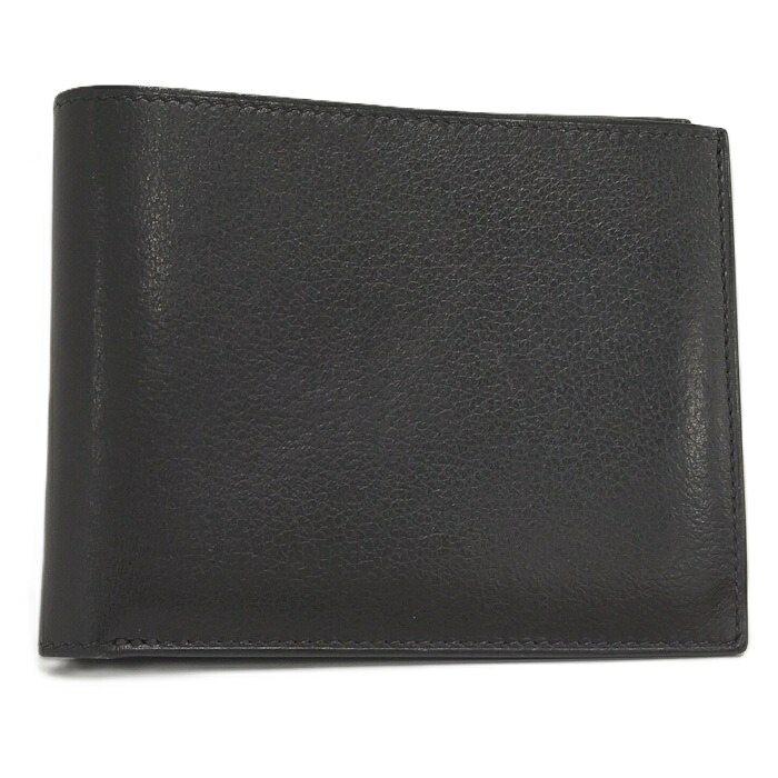 【中古】HERMES 二つ折り札入れ 財布 コペルニクス W刻印 ヴォースイフト ブラック｜JJcollection