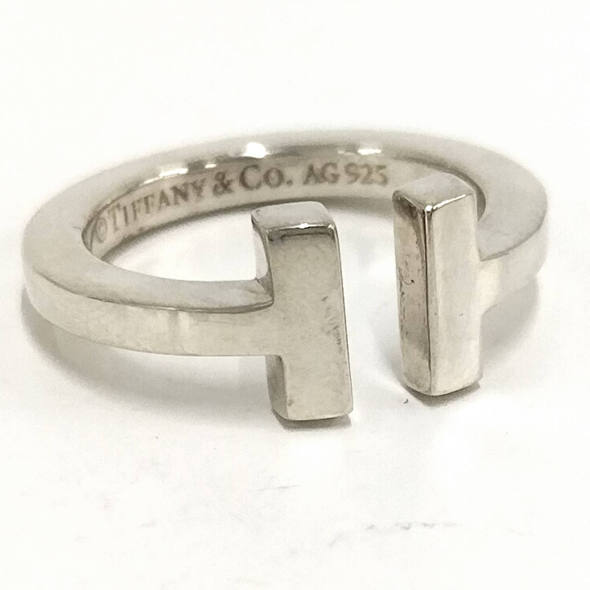 楽天市場】TIFFANY&Co. ティファニー T スクエア リング 指輪 ブラック