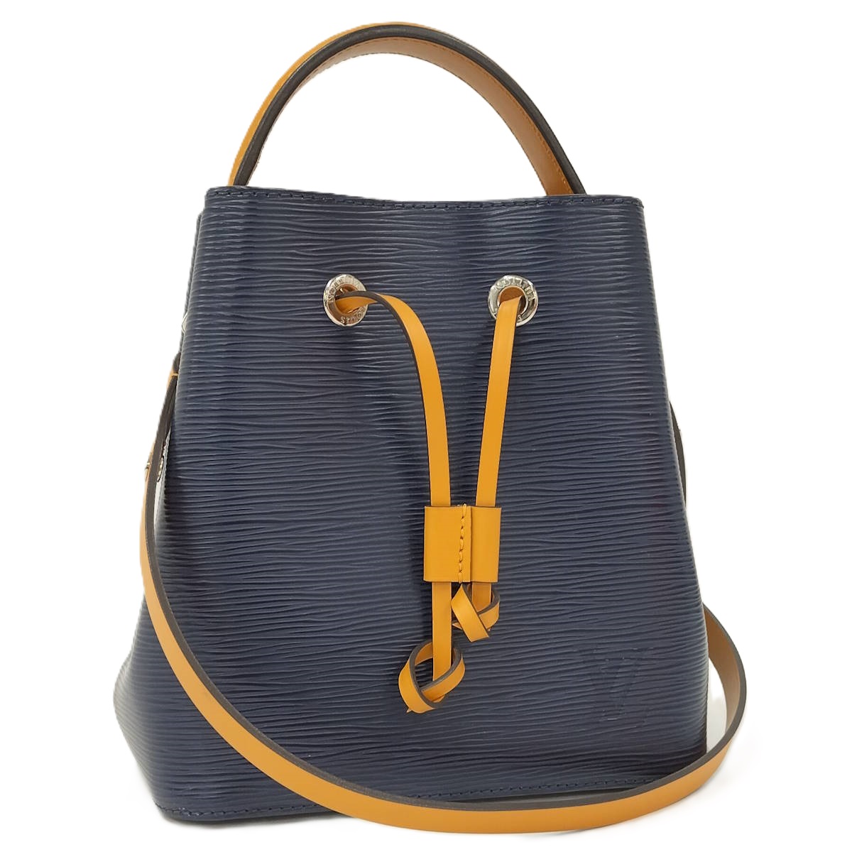 【中古】LOUIS VUITTON ネオノエBB 2WAYハンドバック エピ なめし革 アンディゴ オレンジイエロー M53610