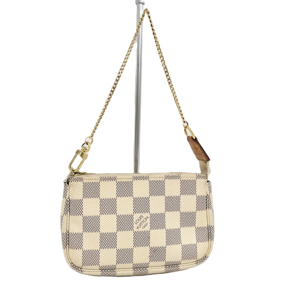【中古】LOUIS VUITTON ミニポシェット アクセソワール 付属品合切袋 ダミエ アズール N58010